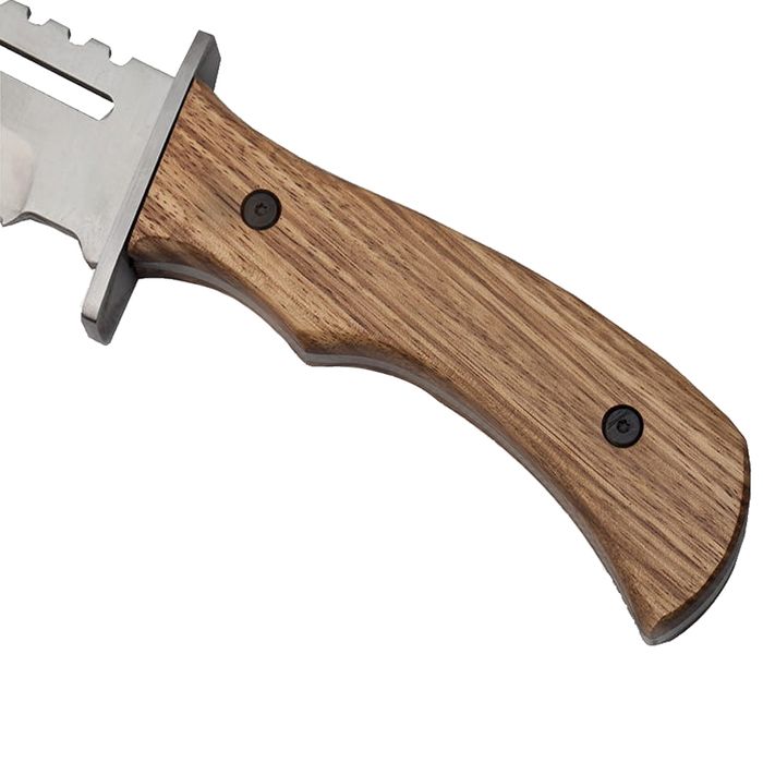 Cutit vanatoare IdeallStore®, Wood Specialist, 40.5 cm, husa inclusa