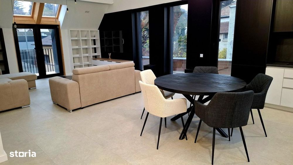 OPORTUNITATE- De vanzare penthouse finisat , mobilat/utilat