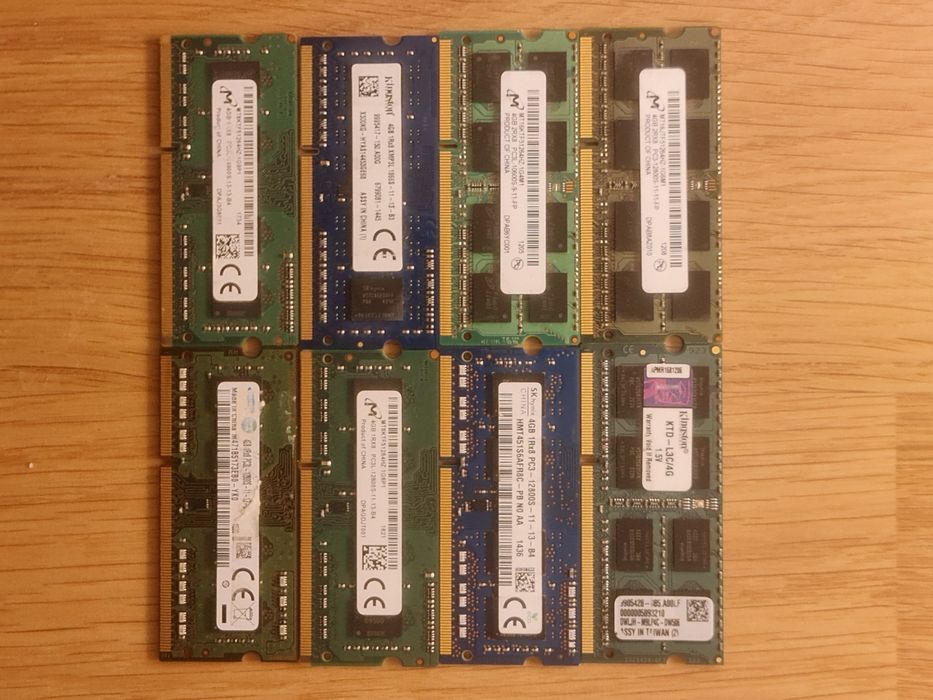 MemoriI RAM laptop SODIMM 4GB DDR3 DDR3L 1066 1333 1600 MHz