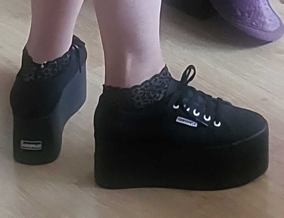 Кецове черни SUPERGA