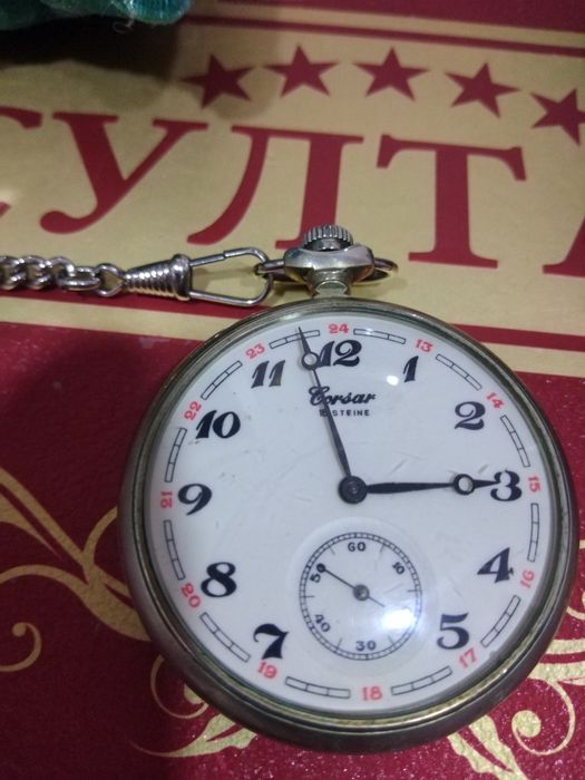 Часы Корсар механические на ходу, в идеальном состояний обслужаны