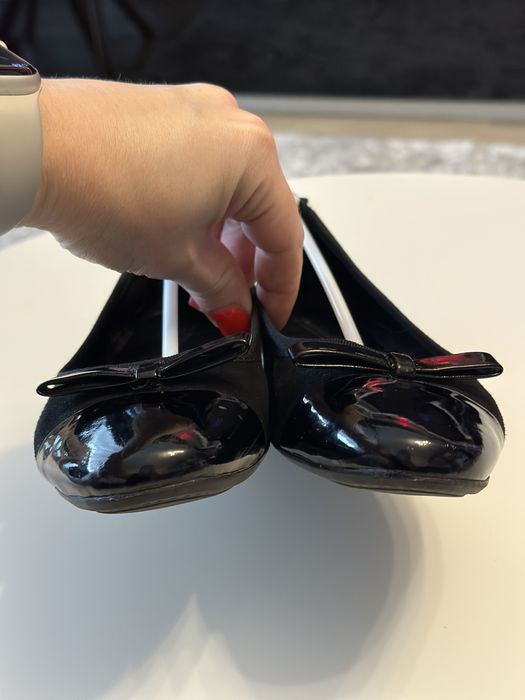 Balerini negri piele intoarsa 36