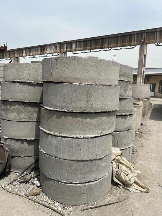 Колодец бетон бордюр лоток Kolsa beton 1m 1,5m 2m