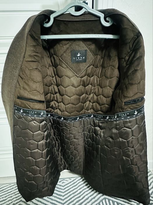 Пальто Тренд темно коричневый