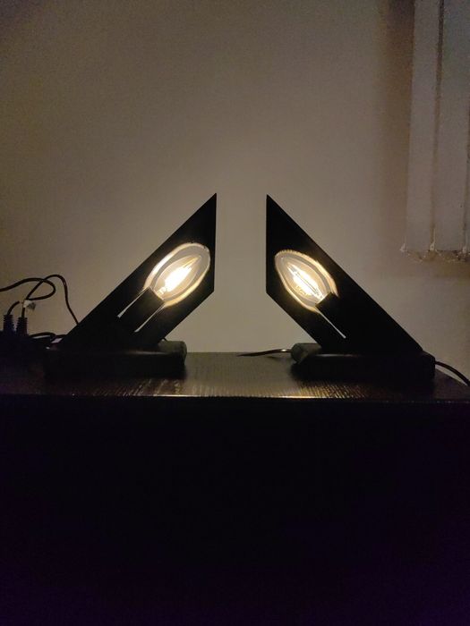 Настолна нощна лампа ръчна изработка