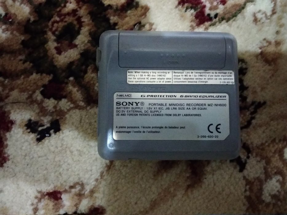 Проигрыватель Sony мини дисков