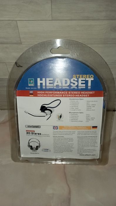 căști stereo A4Tech
