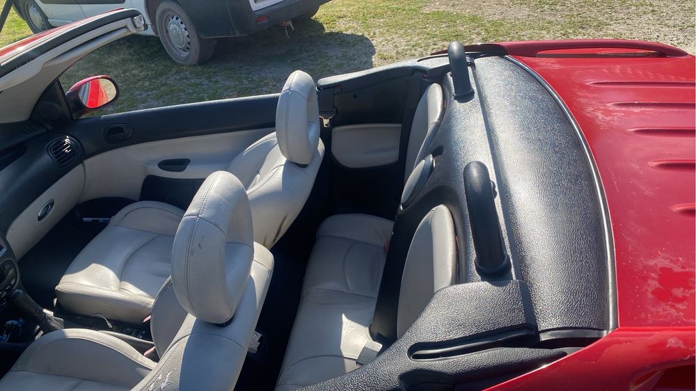 Peugeot 206 cc decapotabil la buton , gecmuri electrice, oglinzi elctrice si incalzite totul functional .mai multe detalii la telefon 0759084327.