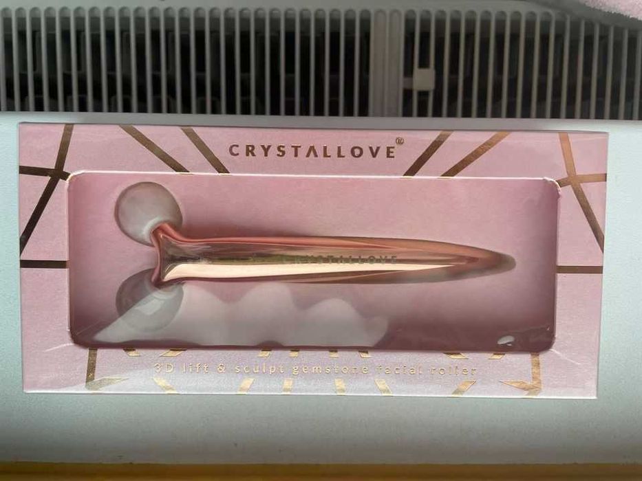 3D lift roller cu cuart roz - dispozitiv masaj, sigilat