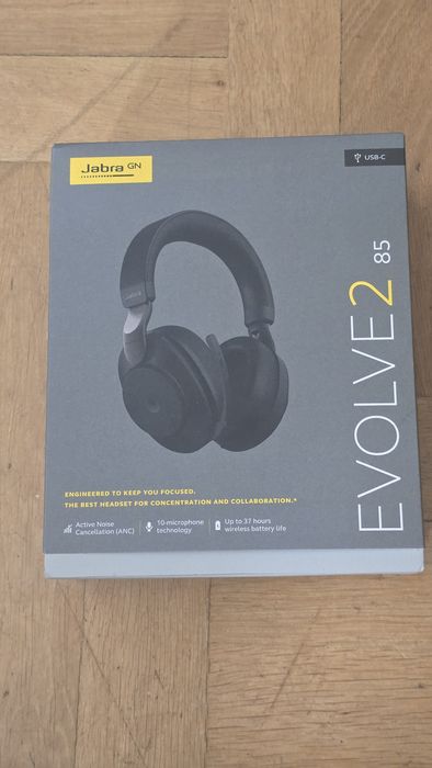 Jabra Evolve2 85 Bluetooth usb C wireless headset
