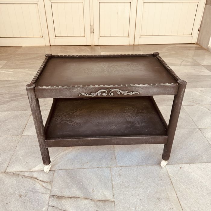 Винтидж сервираща маса на колелца – Art Deco, 30–40-те години