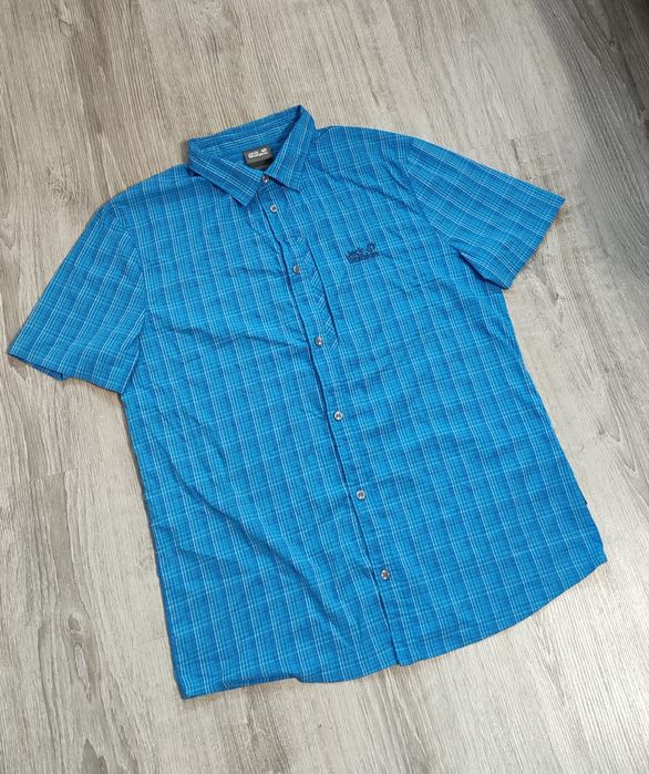 Jack Wolfskin L size UV shield мъжка лятна риза