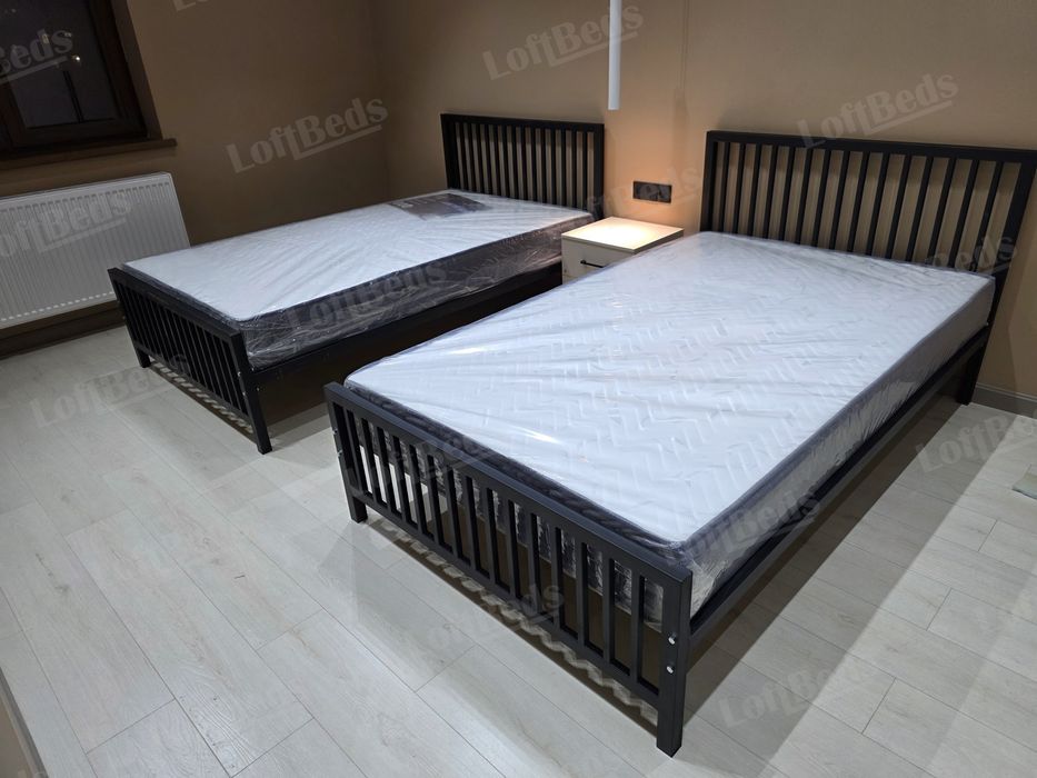Кровать STELOFT двуспальнаяи односпальная, kalavat, matras,  Loft