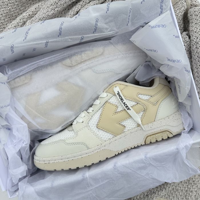 Off-White Out Of Office Cream White