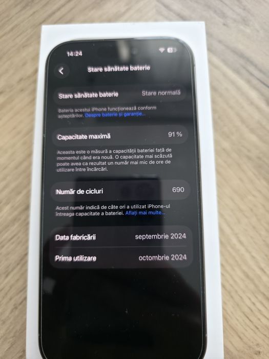 Iphone 16 pro Natural Titanium 256gb