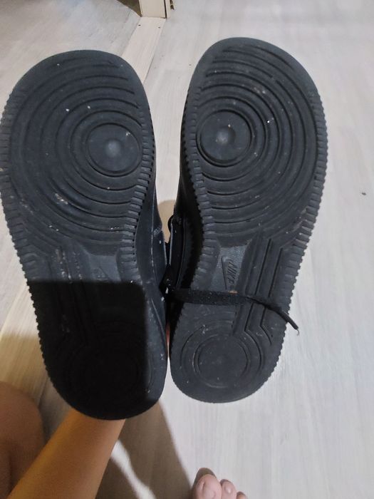 Nike air force 1 чёрного цвета