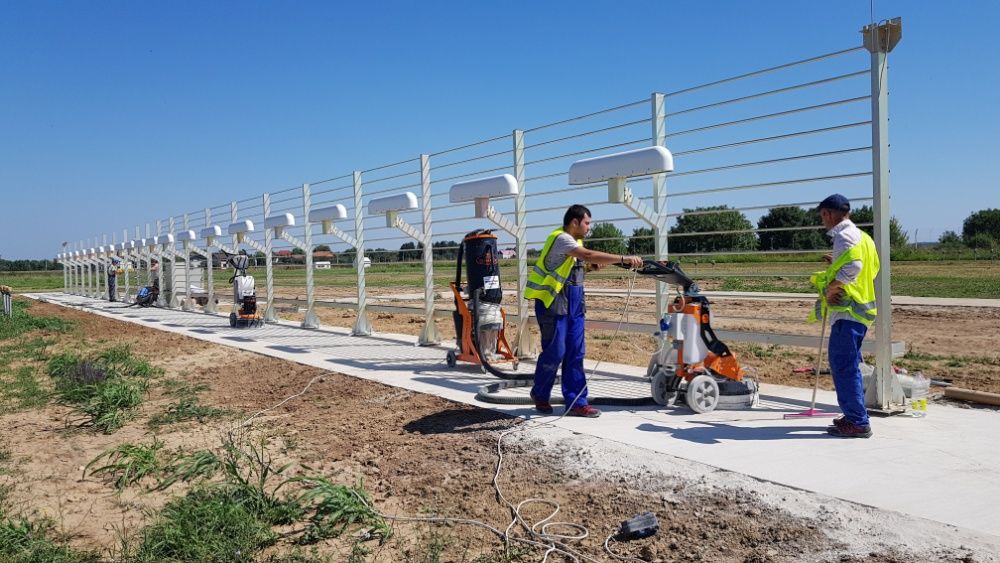 Lustruire-slefuire pardoseli din beton