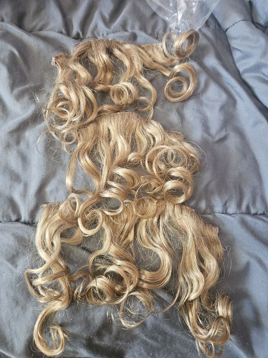 Естествена коса  в три разцветът и дължини руска естествена коса