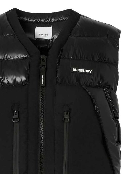 Vesta BURBERRY Logo-print padded gilet