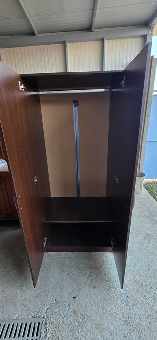 ГАРДЕРОБ Двукрилен В180,Ш80,Д50 см