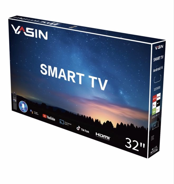 Новый YASIN Android TV — 32 дюйм 81 см