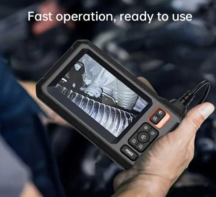 Професионален Ендоскоп Камера 4.3" HD дисплей 1, 5, 10, 20 и 30м сонда