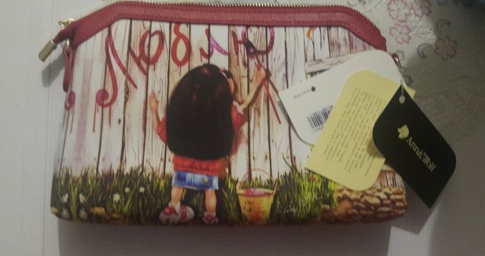 Сумка кожаная. Бренд ANNA WOLF