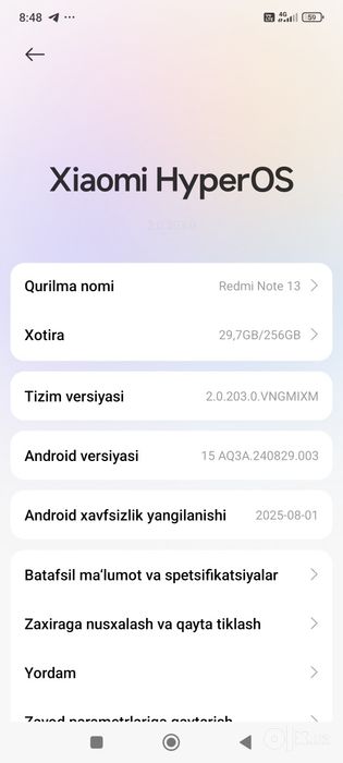 Redmi note 13 256gb