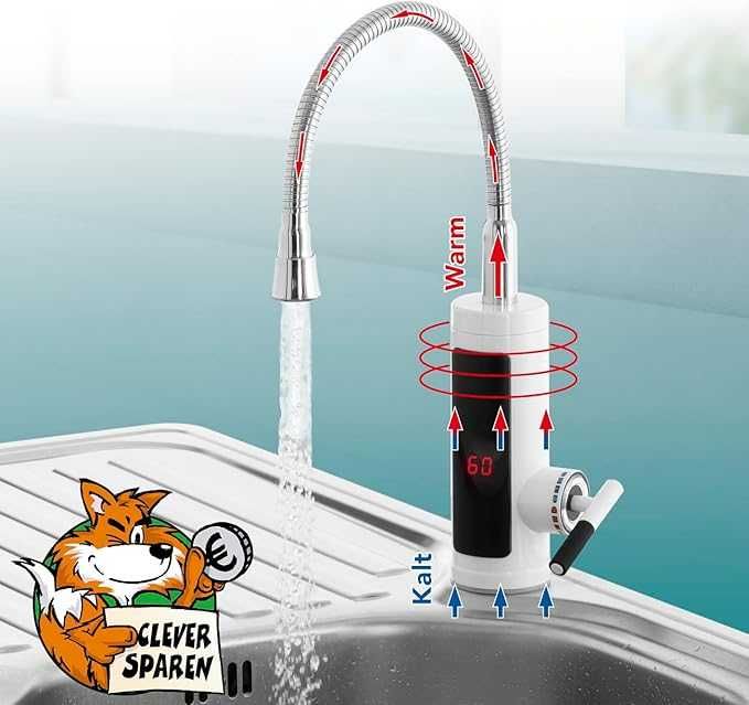 Проточен бойлер с цифров LED дисплей  EASYmaxx