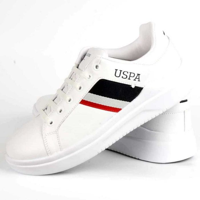 %ПРОМО% U.S. POLO® № 44 – Мъжки спортно елегантни кожени обувки нови