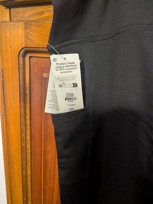 Pantaloni dama negru 2XL