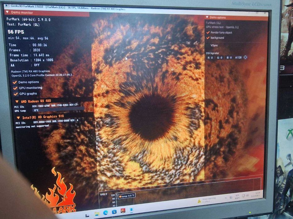 AMD Radeon RX480 Sapphire Nitro+ 8GB Гаранция 3 месеца !