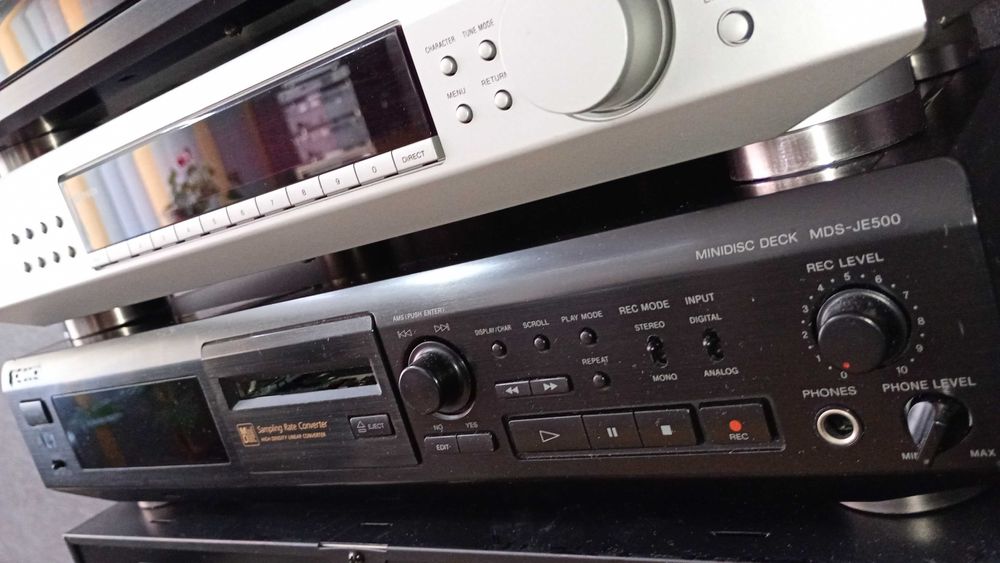 ОБЩА ЦЕНА Sony minidisc тунер мини диск tuner сони минидиск mini disc за ремонт!