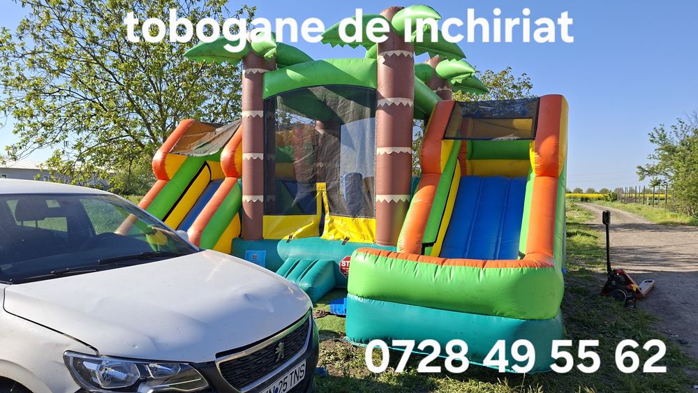 Topogan gonflabil. Vanzare compani. Balon heliu