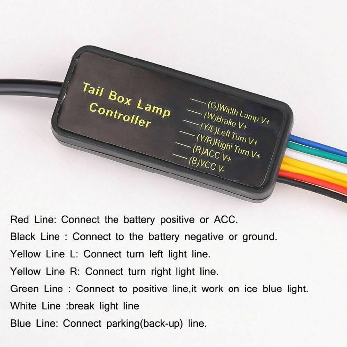 LED лента за багажник задна светлина бягащи мигачи стоп аварийни