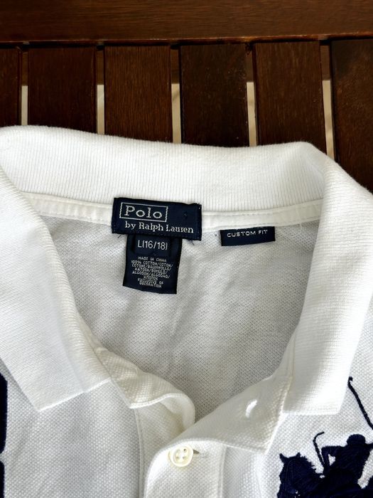 Мъжка поло блуза Polo Ralph Lauren (Custom Fit) - размер М, Отлично състояние