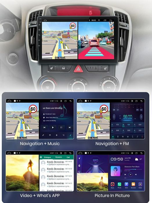 Navigatie Android dedicata KIA CEED (2007-2009).