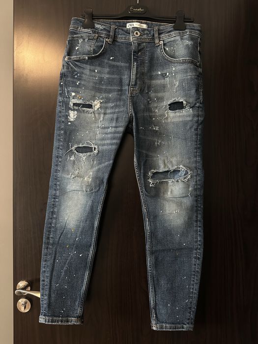 Мъжки сини дълги дънки