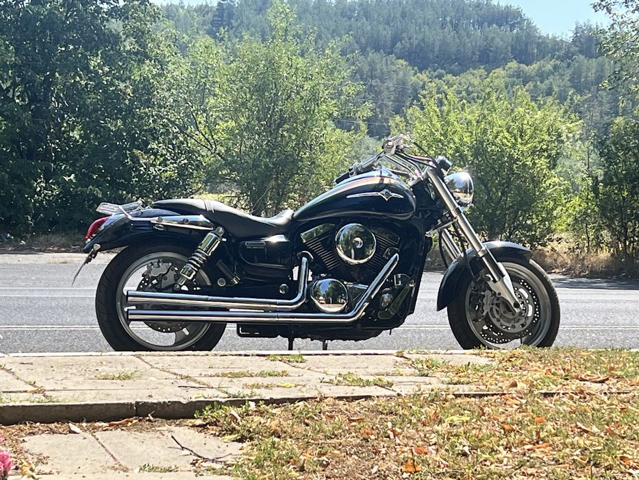 Kawasaki Meanstrike 1500 с генеранция Vance and Hines