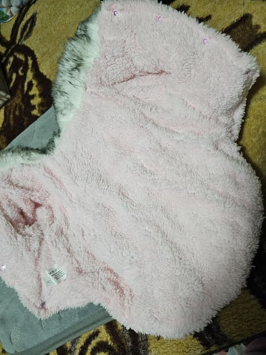 Geacă cu blană căței nou