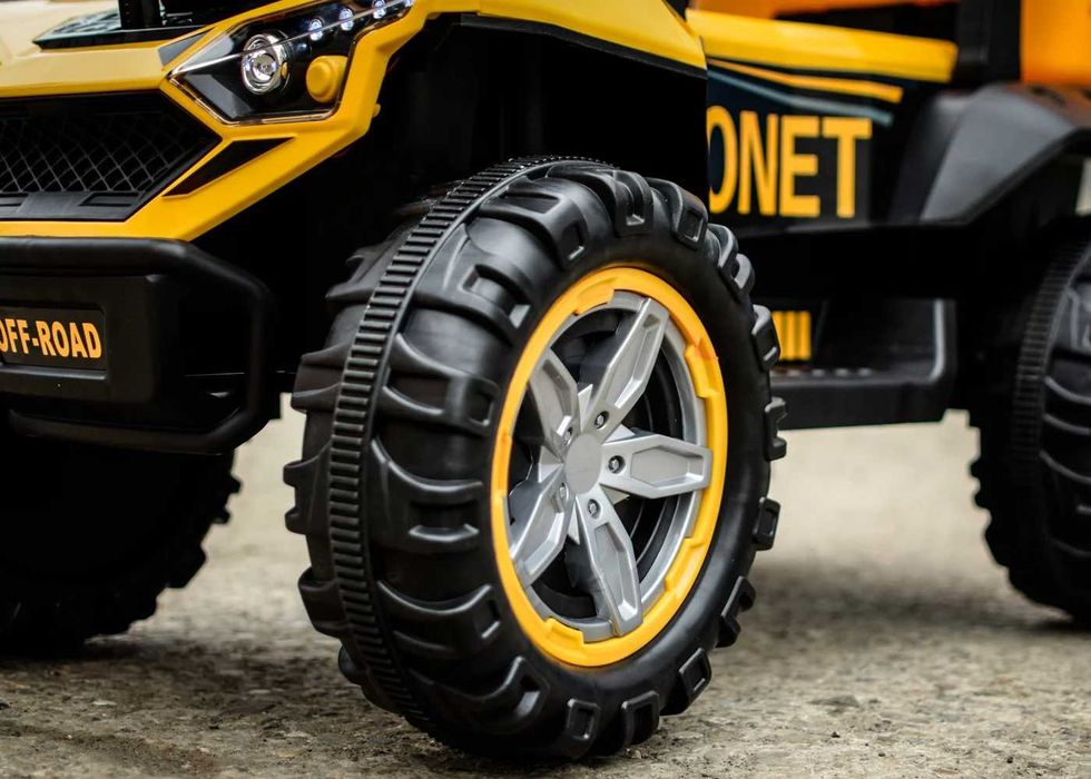 Детски Акумулаторен Багер, 60W, 12V/4.5Ah, Родителски контрол