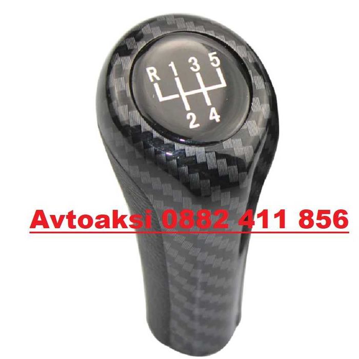 Топка за скоростен лост БМВ/BMW 5/6ск. Карбон