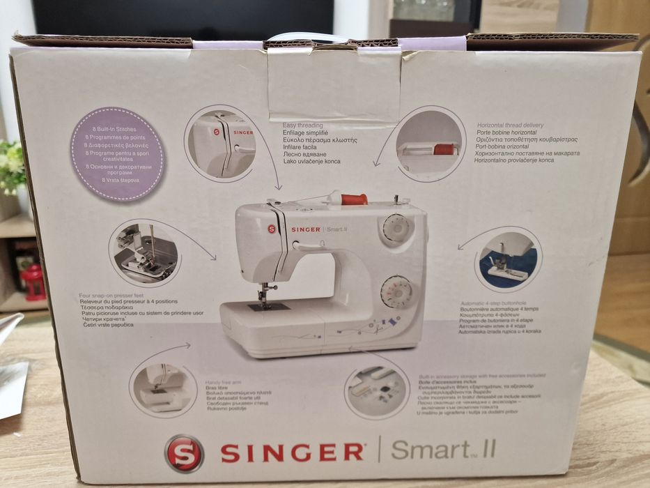 Mașină de cusut SINGER Smart II - NOUĂ, nefolosită, la cutie