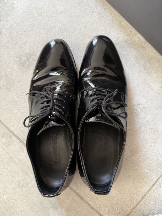 Официални лачени мъжки обувки Andrews