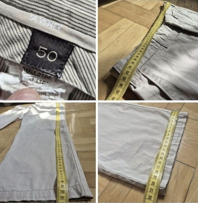 Pantaloni chino de lux Seventy, Nasturi Corozo, Bărbați - 50