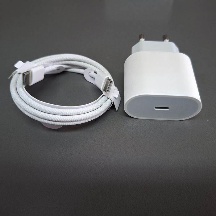 Бързо зарядно за iPhone 17 Pro Max 35W адаптер и кабел за зареждане