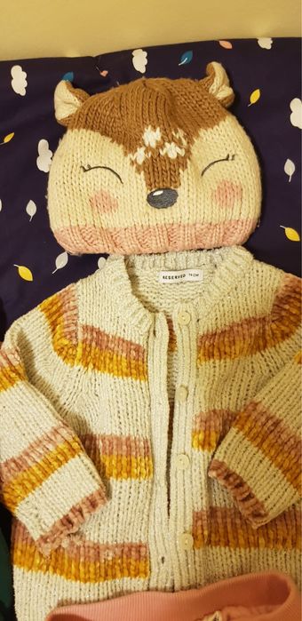 Lot haine groase fetita nr.74-80