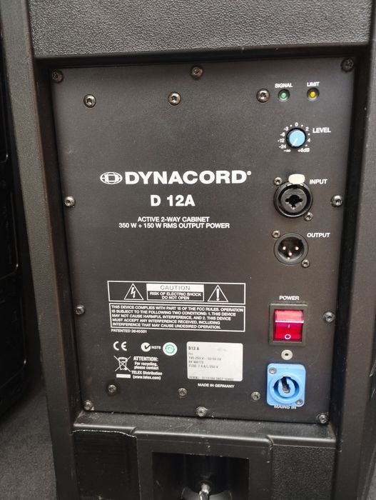 Vând Dynacord D12A, active, stare buna