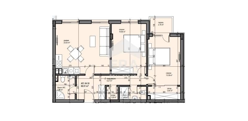 Продава се Тристаен апартамент в Банкя - 98 кв.м за 974 €/кв.м - Снимка #2