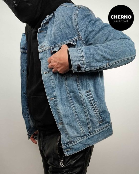 Мъжко синьо дънково яке LEVI’S Trucker Denim Jacket – размер L